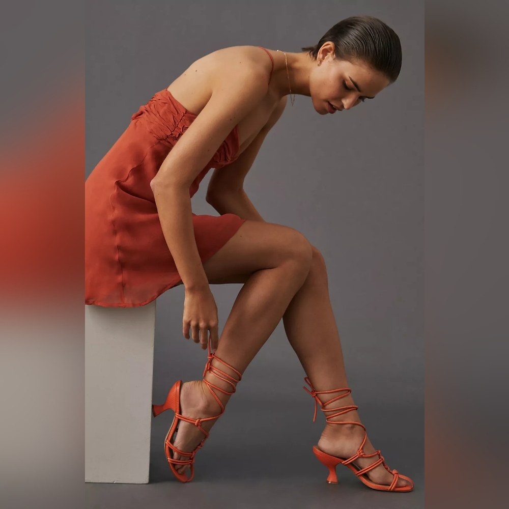 NEW ANTHRO STRAPPY HEEL SANDAL